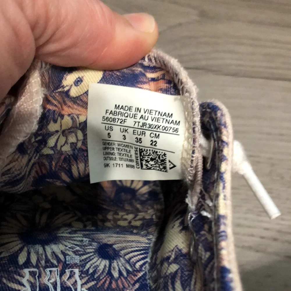 Converse All Star Light Pink Low Top Size 5 - Picture 4 of 6